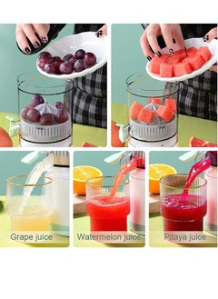 ELTRAZONE Wireless Fully Automatic Electric Juicer,700ML Portable Blender Mini Juicer Pomace & Juice Separation/Juicing Rate Over 90%/BPA Free  - Image 5