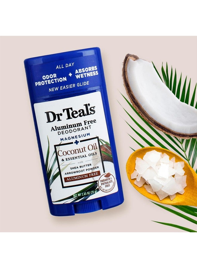 Dr Teal's Dr Teal's Aluminum Free Deodorant, Coconut Oil with Essential Oils, 2.65 oz (Pack of 3) - Image 5