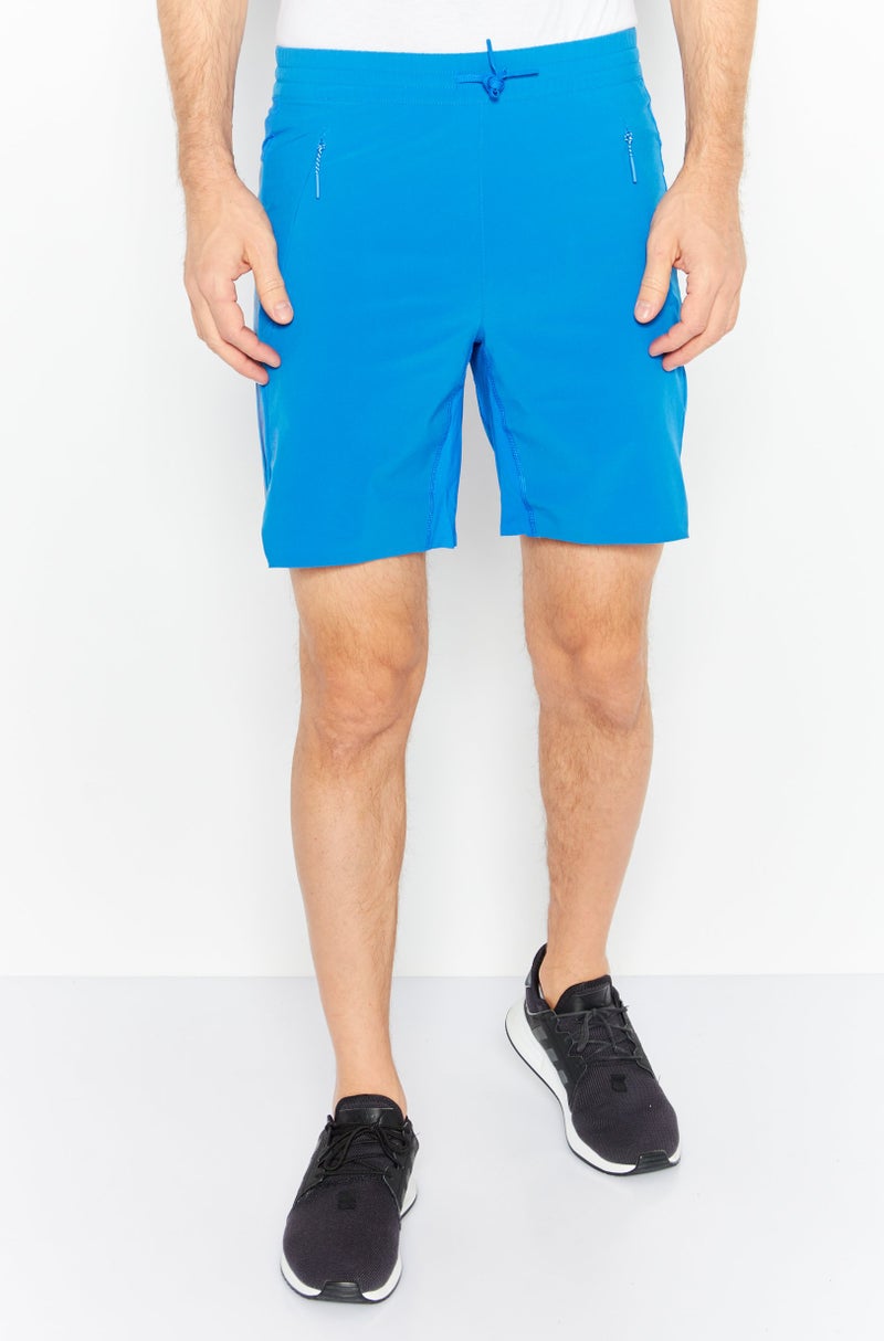 Adidas Adidas x Ivy Park Men Sportswear Fit Drawstring Training Shorts, Blue  - Image 1