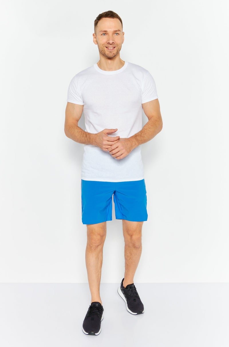 Adidas Adidas x Ivy Park Men Sportswear Fit Drawstring Training Shorts, Blue  - Image 2
