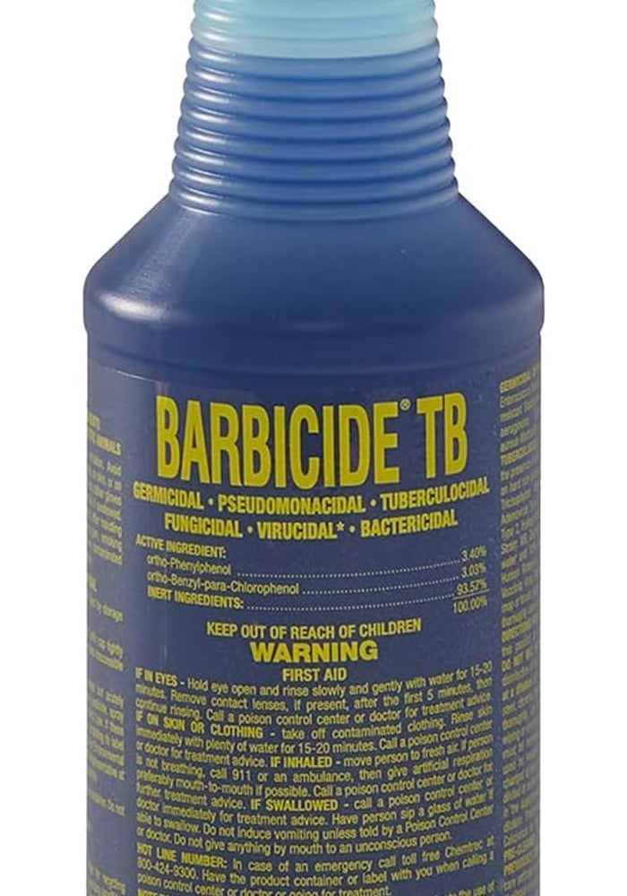 Barbicide Disinfectant Plus, 16 Ounce - Germicidal and Antibacterial Cleaning Solution - Image 1