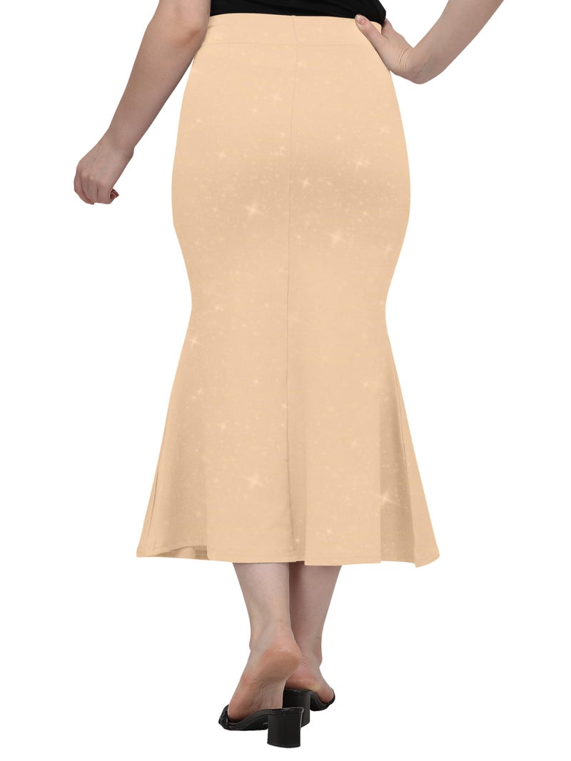 VALLEY Lycra Saree Shapewear Petticoat for Women, Women's Blended Saree Shapewear (in, Alpha, S, Regular, Taffy) (in, Alpha, XL, Regular, Ivory) - Image 3