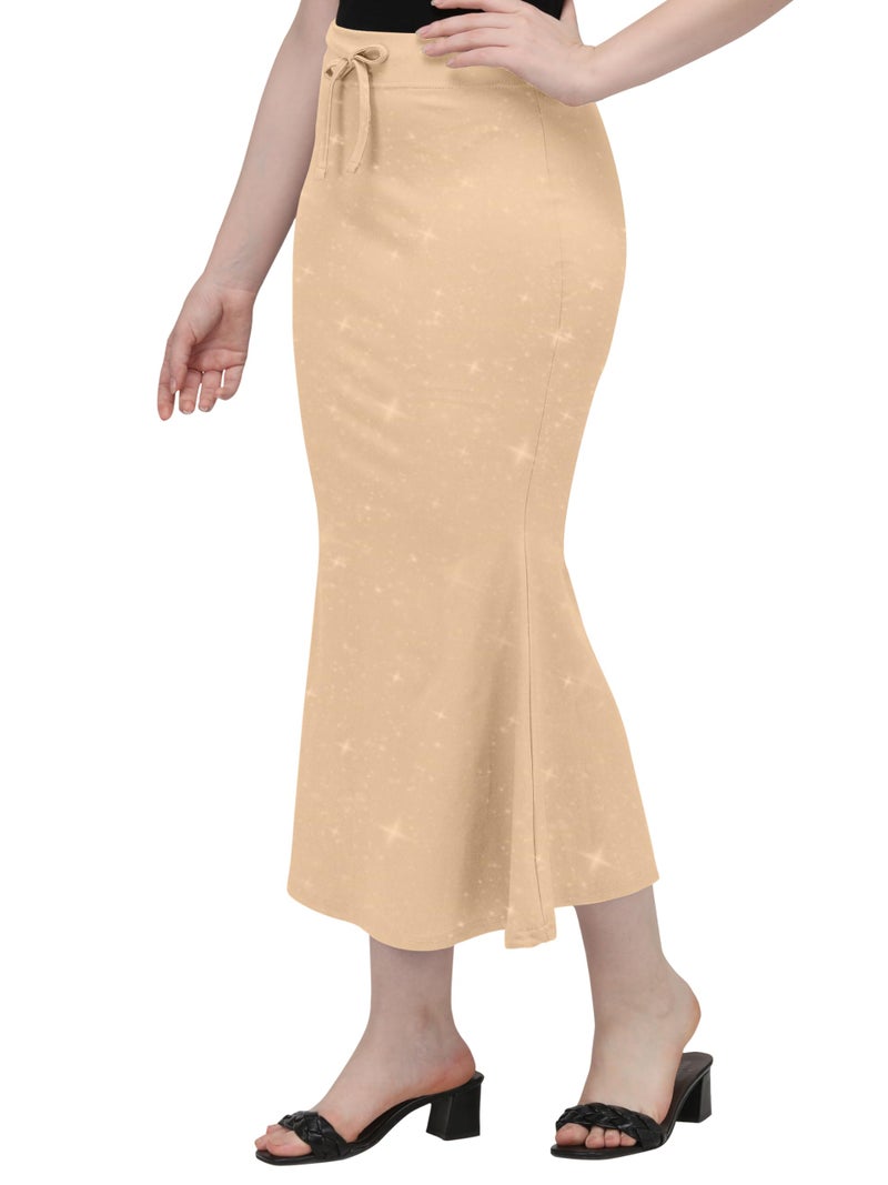 VALLEY Lycra Saree Shapewear Petticoat for Women, Women's Blended Saree Shapewear (in, Alpha, S, Regular, Taffy) (in, Alpha, XL, Regular, Ivory) - Image 2