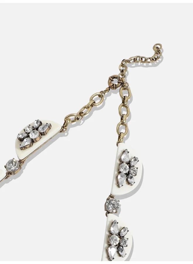 SOHI Designer Statement Stone Artificial Necklace Jewellery