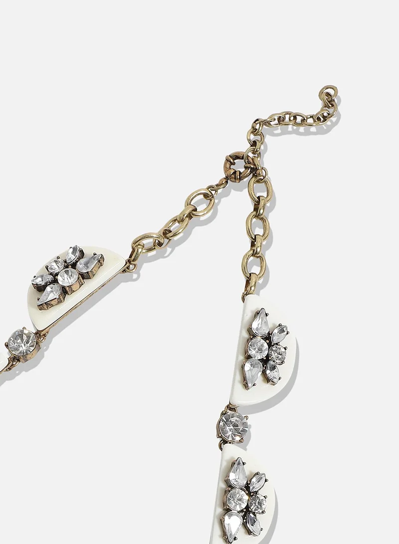 SOHI Designer Statement Stone Artificial Necklace Jewellery