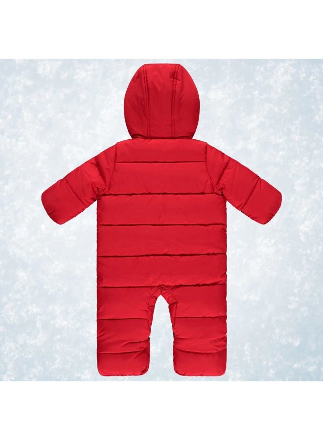Spyder Toddler Snow Suit - Fleece Lined Zip Snow Pram, Baby Snowsuit for Infants with Hood for Winter, Sizes 0-24 Months - Image 4