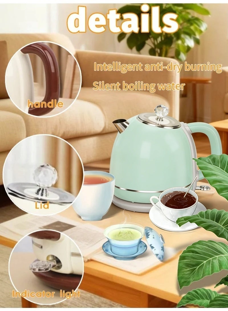 Kettle with Boil Dry Protection, Detachable Power Base, Auto Shut Off, Fast Boil & Easy to Clean and Ideal for Hot Water, Tea or Coffee 1.7L - Image 3