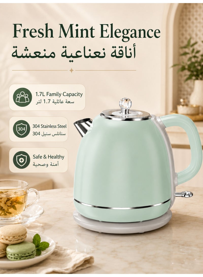 Three sheep Kettle with Boil Dry Protection, Detachable Power Base, Auto Shut Off, Fast Boil & Easy to Clean and Ideal for Hot Water, Tea or Coffee 1.7L - Image 1