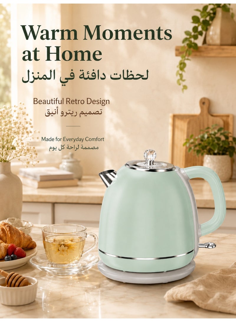 Three sheep Kettle with Boil Dry Protection, Detachable Power Base, Auto Shut Off, Fast Boil & Easy to Clean and Ideal for Hot Water, Tea or Coffee 1.7L - Image 3