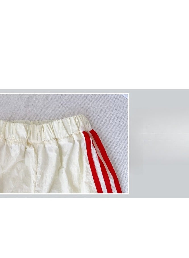 Boys' Stylish Short Sleeved Splicing Two-Piece Set - Image 5