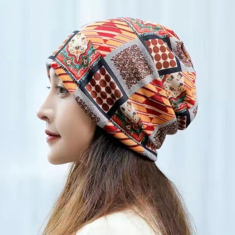 Versatile Autumn Winter Twist Scarf Cap No. 55 small square 