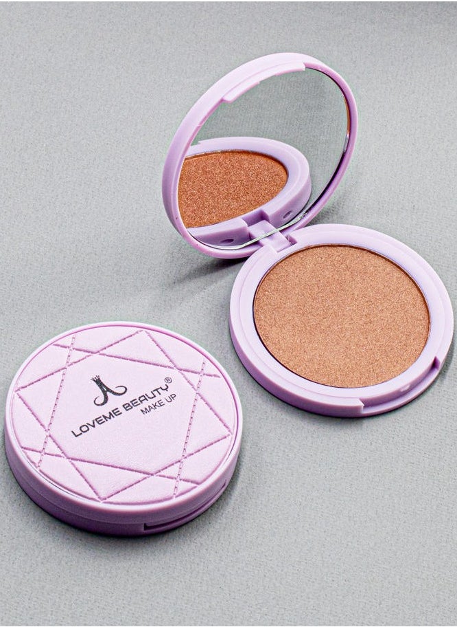 LOVEME BEAUTY ٍٍShine Highlighter, a Shimmering  Bronze  Highlighter 