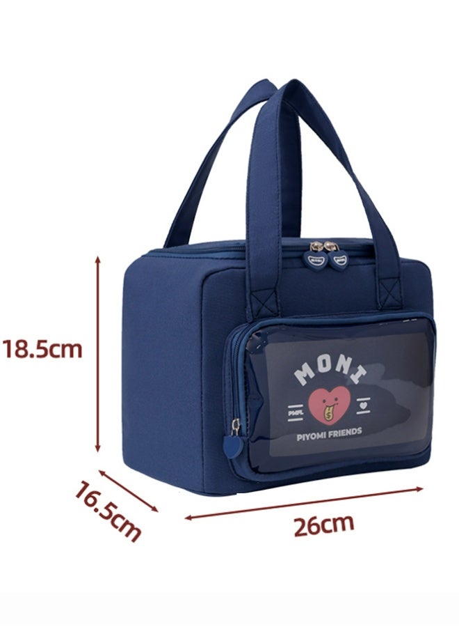 رولستيمي حقيبة غداء معزولة عصرية للعاملين في المكاتب ، حقيبة غداء ذات سعة كبيرة للوجبات الساخنة والوجبات الخفيفة ، اتصال غير غذائي - Image 5