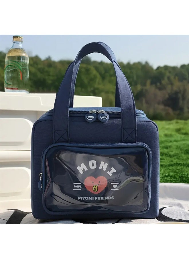 رولستيمي حقيبة غداء معزولة عصرية للعاملين في المكاتب ، حقيبة غداء ذات سعة كبيرة للوجبات الساخنة والوجبات الخفيفة ، اتصال غير غذائي - Image 2