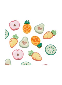 KASTWAVE 25pcs Simulation Fruit Cabochons Pineapple Avocado Peach Lemon Cabochons Cute Food Resin Cabochons for Jewelry Making Craft Making  - Image 5