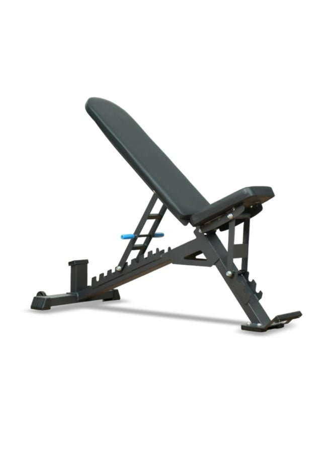 Axox Fitness Multi-Adjustable Incline Flat Bench for Strength Training, Durable Design, Versatile Workout Bench, Black - Image 1