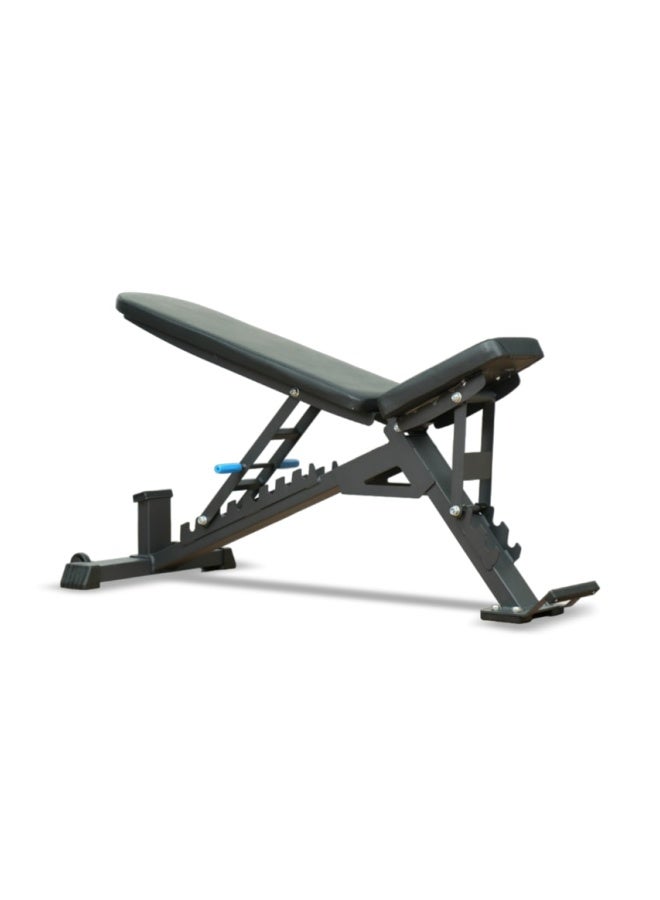 Axox Fitness Multi-Adjustable Incline Flat Bench for Strength Training, Durable Design, Versatile Workout Bench, Black - Image 2