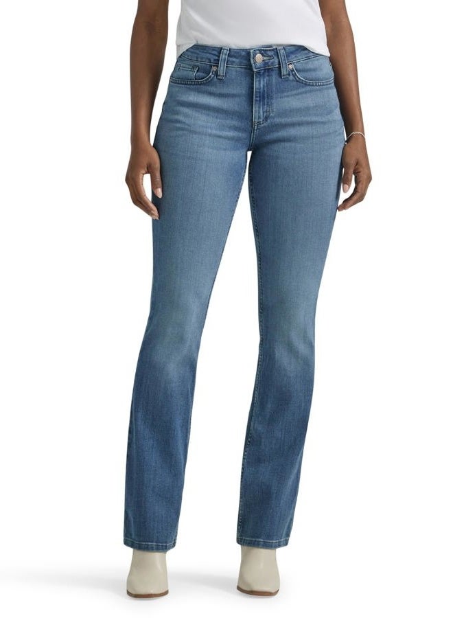 LEE Women's Regular Fit Bootcut Jean, Heritage Fade, 36 Long - Image 1