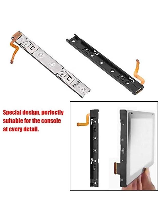 Generic - L/R Slider Replacement Parts, Spare Parts Left & Right Slider with Flex Cable Repair for Switch Console Metal Slider for Switch(R Handle) - Image 1