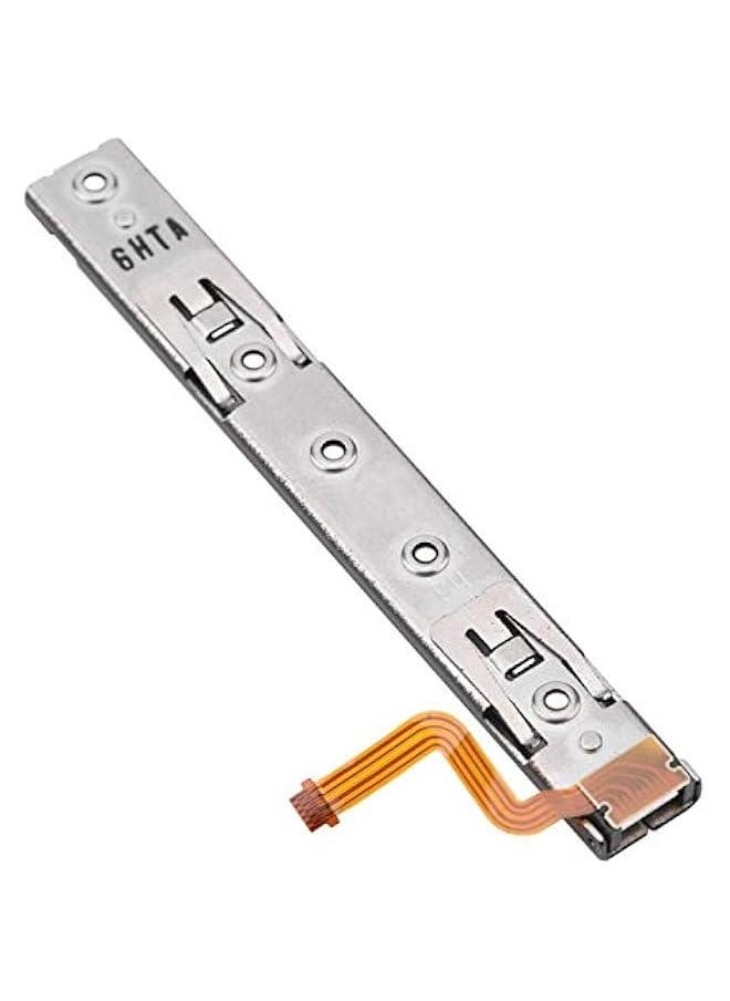 Generic - L/R Slider Replacement Parts, Spare Parts Left & Right Slider with Flex Cable Repair for Switch Console Metal Slider for Switch(R Handle) - Image 1
