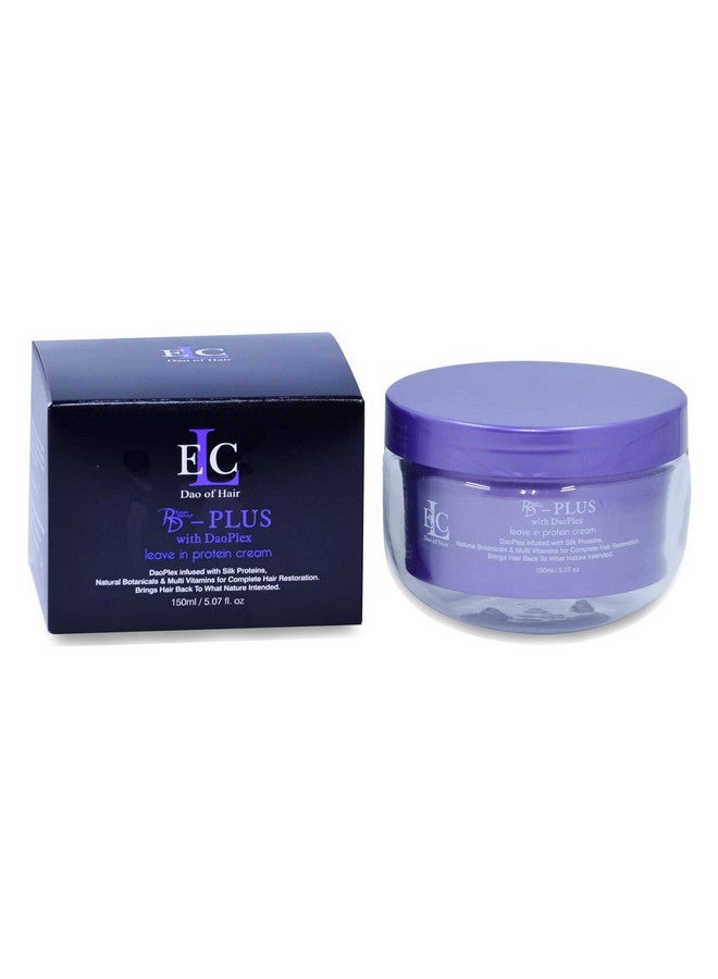Elc Dao Of Hair Protein Cream Plus - Repair Damage Leave-In Treatment - Healing, Smoothing & Color Protection For Colored, Treated Hair - 5Oz