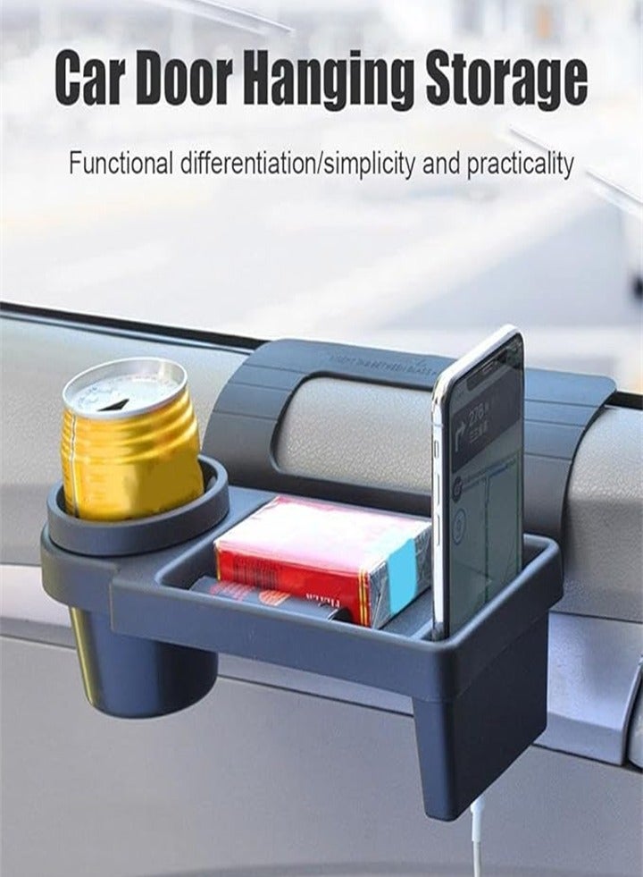 Generic Multifunctional storage tray for car windows, side-mounted storage rack for car windows and doors, cup holder for keys, bottles, cards  - Image 2