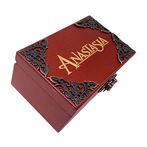 Youtang Anastasia Jewelry Music Box with Mirror Laser Engraved Wood Musical Box Wind up Musical Gift for Her Him Girlfriend Boyfriend(Melody: Once Upon A December, Gold Movement) - Image 3