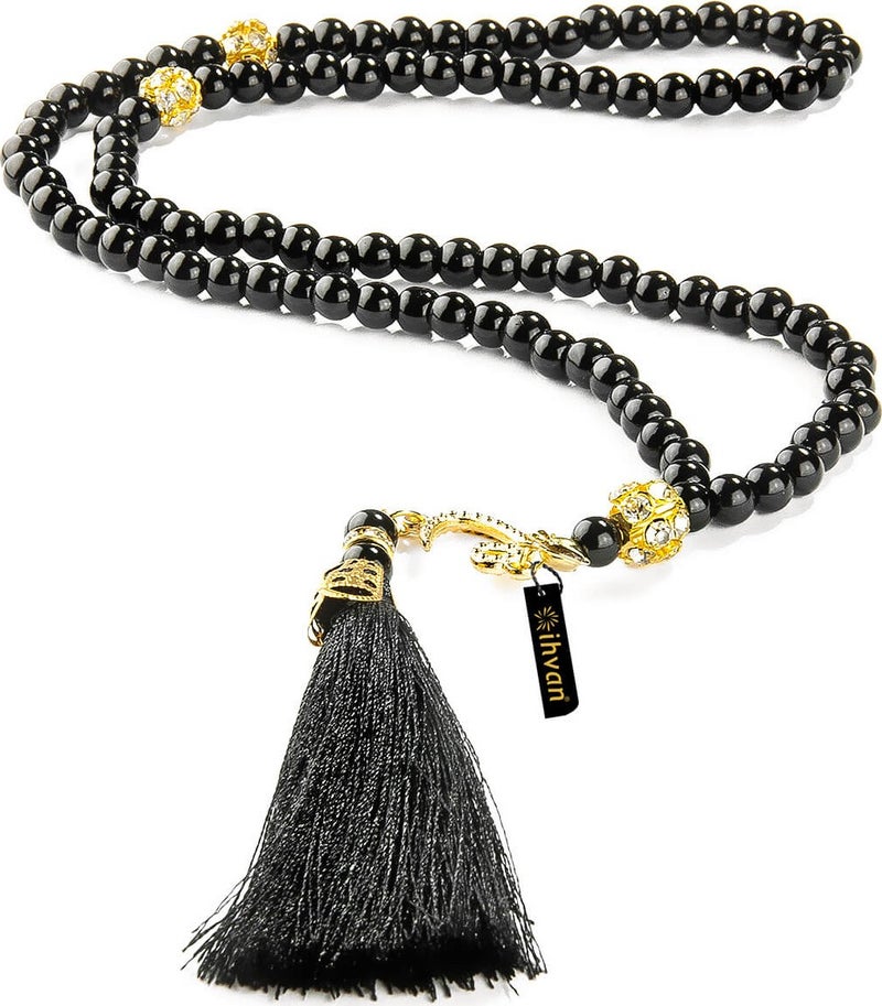 İhvan Ihvan Personalized Religious Gift Set Prayer Clothes Set Black  - Image 4