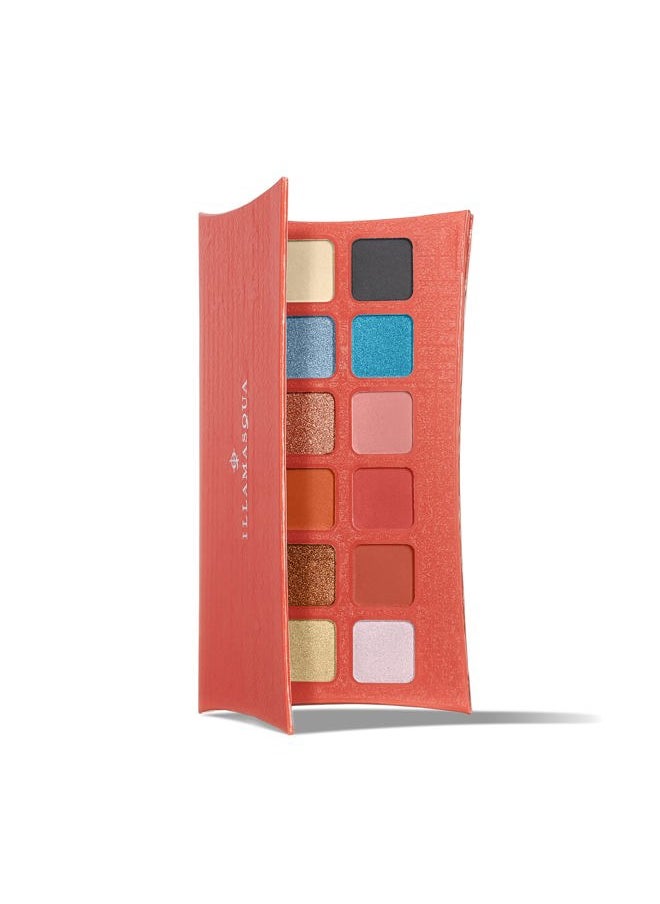Illamasqua - Artristry Eyeshadow Palette Expressionist - Highly Pigmented Satin Matte and Metallic Shimmer - 12 Versatile Shades - Vegan - Image 1