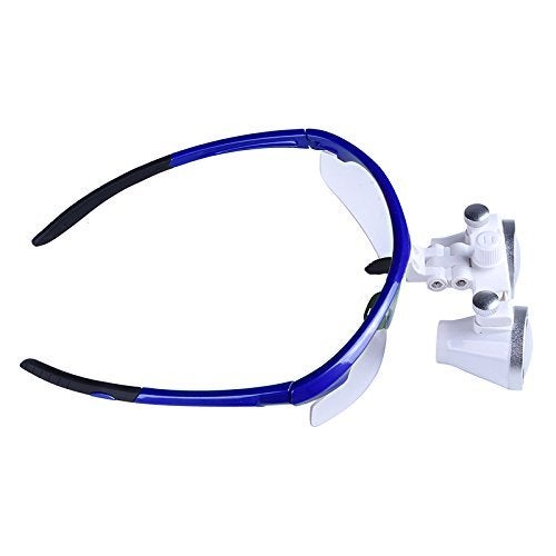 Bestlife Bestlife 3.5x420mm Dental Medical Binocular Loupes with Head Light Lamp (Blue)  - Image 3