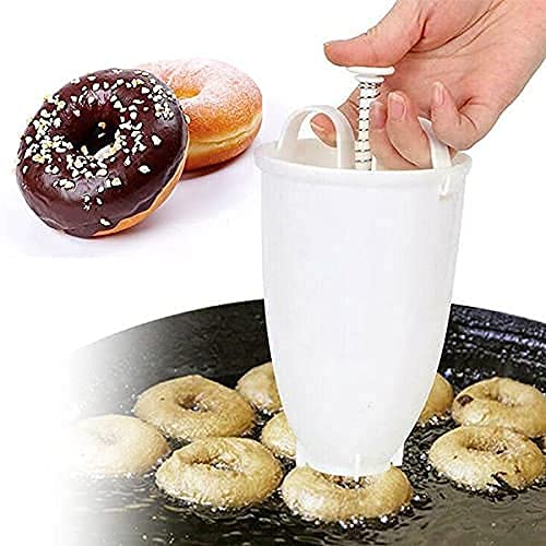 DHYANI DHYANI Pack of 1 Plastic Meduwada Maker Mini Donut Maker Dispenser Food Grade Plastic for Home Kitchen Multi - Image 4