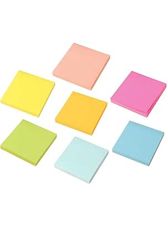 7 Color Small Tearable Self Adhesive Memo Pads Set Sticky Tabs for Office School Home Organization - Image 1