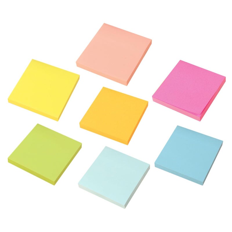 7 Color Small Tearable Self Adhesive Memo Pads Set Sticky Tabs for Office School Home Organization - Image 2