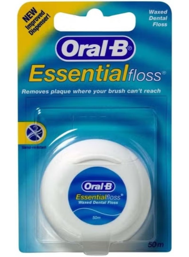 Oral-B Essential Floss Waxed – 50m