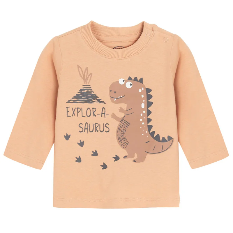 Cool Club ORANGE COTTON T-SHIRT L/S