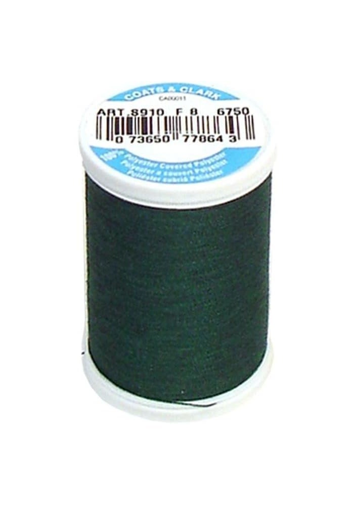 Coats Dual Duty XP General Purpose Thread - 250 Yards in Hunter Green - Image 4