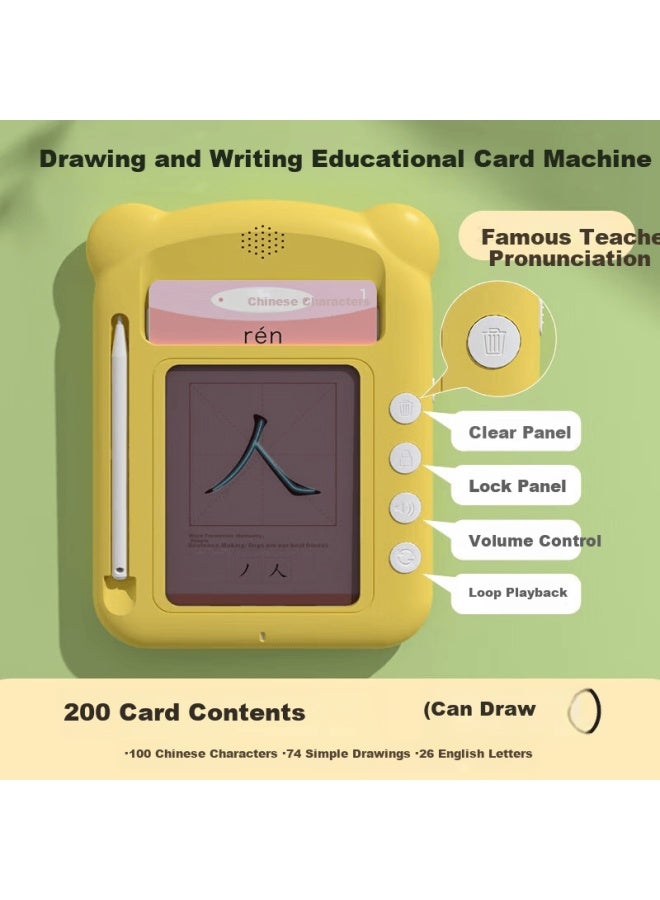 Carlbaby Literacy Flashcards Learning Machine Reading Pen Children's Word Recognition Enlightenment Pinyin Early Education Grade 1 Educational Toy For Ages 3 To 6 - Image 5
