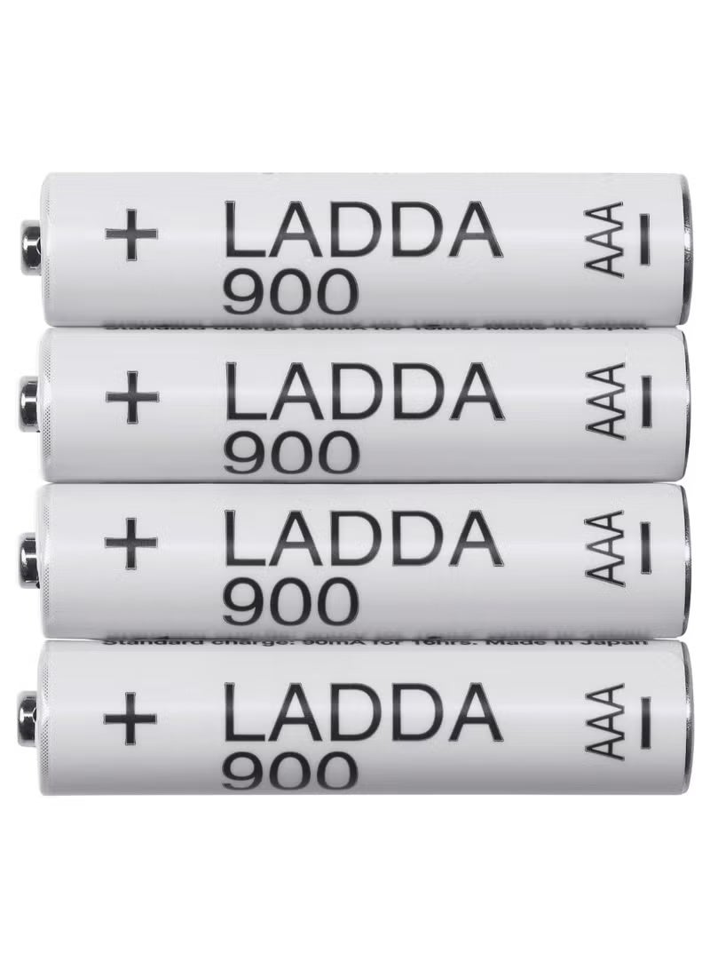 لادا بطاريات LADDA قابلة لإعادة الشحن, مكون من 4 قطعHR03 - Image 1