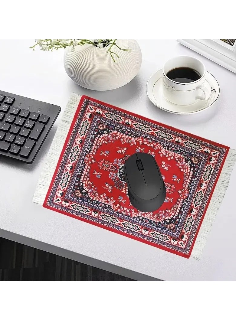 Elegant and Functional Coffee Coaster, Persian-Style Mouse Pad, Tea and Coffee Coaster – Slip-Resistant Rubber Base, Smooth Surface, Durable and Spill-Proof – Perfect for Coffee and Tea Lovers  - Image 4