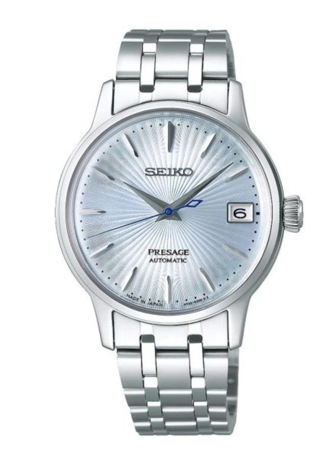 Seiko Ladies' Hand Watch PRESAGE Stainless Band Blue Dial SRP841J1 