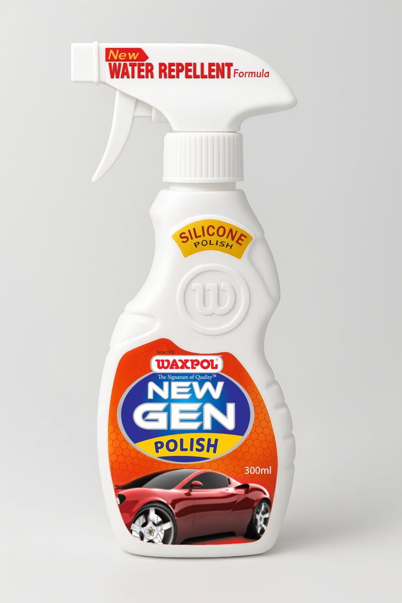 Waxpol New Generation Multi-Purpose Liquid Polish (300ml) With advanced Water-Repellent formula For Cars, Two Wheelers, Appliances & Furniture - Image 2