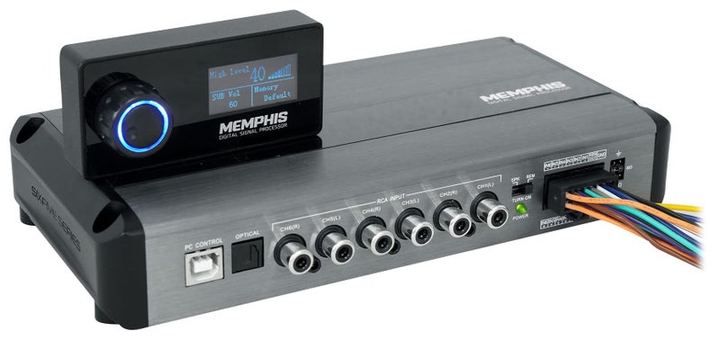 Memphis Audio VIV68DSP 6 in 8 Out Car Digital Signal Processor+Display Screen - Image 1
