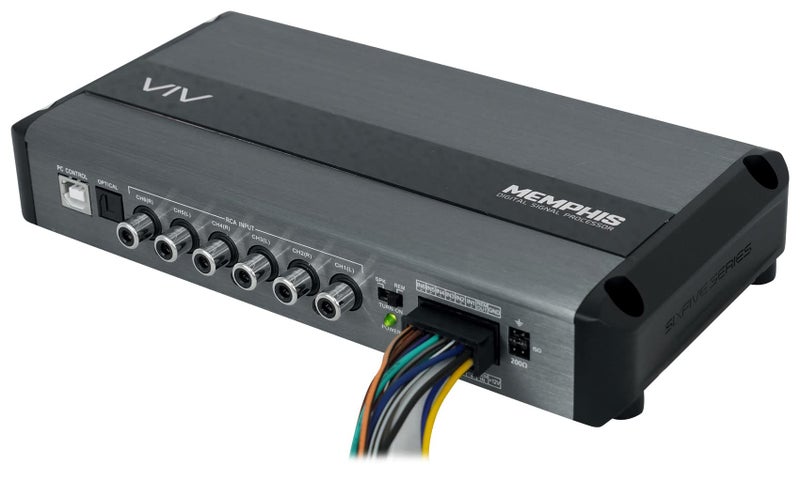 Memphis Audio VIV68DSP 6 in 8 Out Car Digital Signal Processor+Display Screen - Image 3