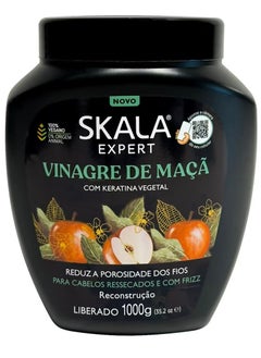 SKALA Apple Vinegar With Keratin Hair Treatment Conditioning Cream For Dry and Frizzy Hair - 1000gm 