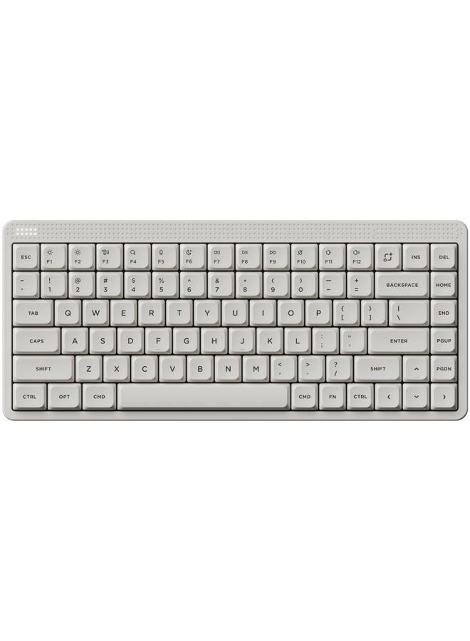 NuPhy Node75 Wireless Mechanical Keyboard, 75% Hot Swappable Custom Low Profile Keyboard, 84 keys Computer Gaming Keyboards, Supports Touch Gestures, PBT Keycaps, RGB Backlit, Bluetooth/2.4GHz/USB-C - Image 1
