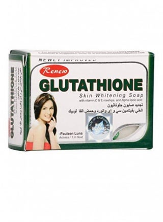 Renew Glutathione Soap Rich in Vitamin C, E, Rose and Alpha Acid 135g | Best Price Bahrain