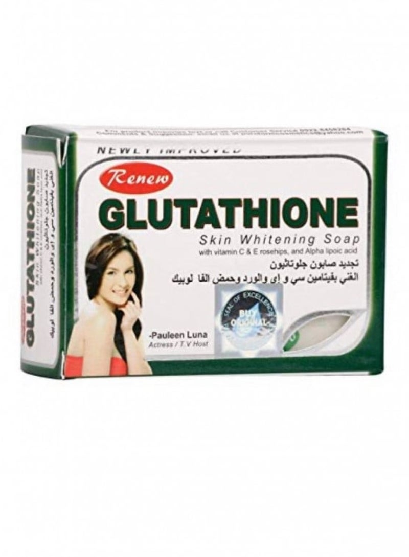 Renew Glutathione Soap Rich in Vitamin C, E, Rose and Alpha Acid 135g