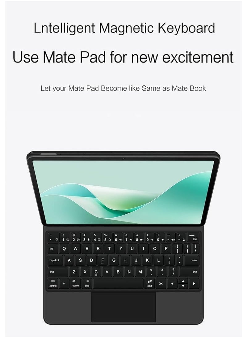 General Magic Smart Bluetooth Keyboard Case Compatible with Honor MagicPad 2 12.3-inch 2024 with Trackpad RGB Keyboard  - Image 2