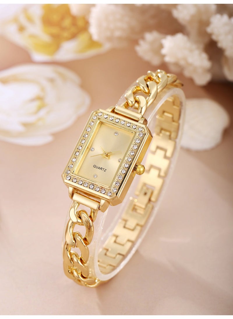 3pcs lady's elegant and exquisite watch set, grand and versatile, suitable for wearing in multiple scenes, as a holiday birthday gift for girlfriend/sisters/mother - Image 2