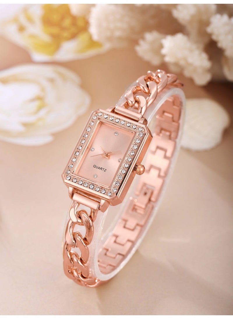 3pcs lady's elegant and exquisite watch set, grand and versatile, suitable for wearing in multiple scenes, as a holiday birthday gift for girlfriend/sisters/mother - Image 4